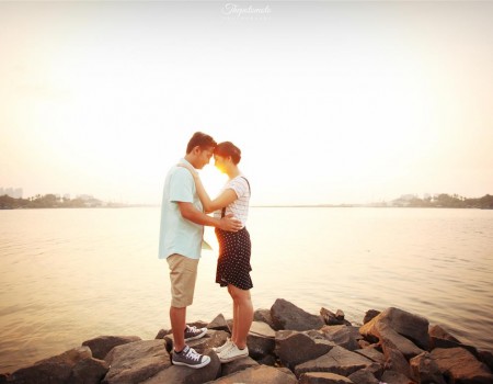 Foto Prewedding di Pantai Ancol Jakarta Utara