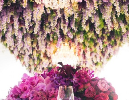 Tema Dekorasi Pernikahan Floral Glamour Masih Menjadi Tren Dekorasi 2016