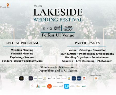 Lakeside Wedding Festival: Pameran Pernikahan dengan Konsep Educational Wedding