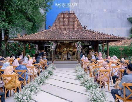 Pernikahan Outdoor di Rumah Sarwono Jakarta